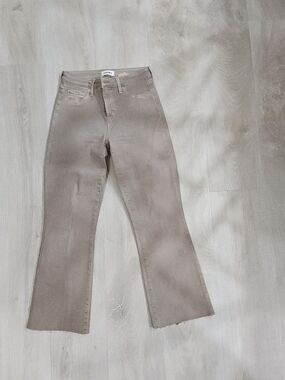 L'AGENCE Taupe Wide-Leg Jeans